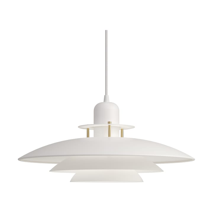 Primus pendant Ø43 cm, Matte white-brass Belid