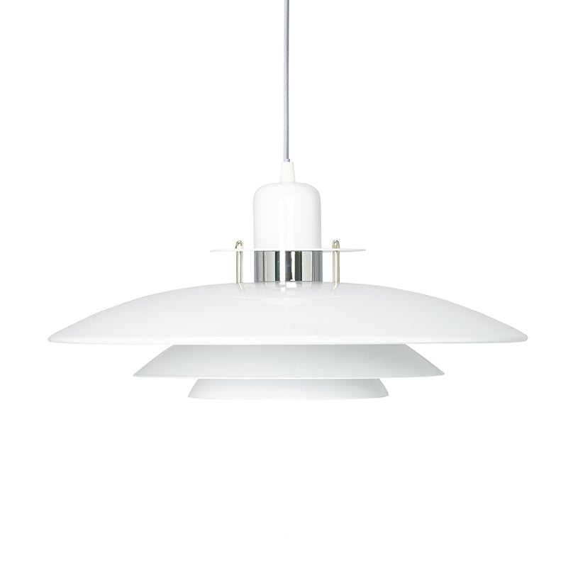 Belid Primus pendant lamp Ø43 cm white-chrome