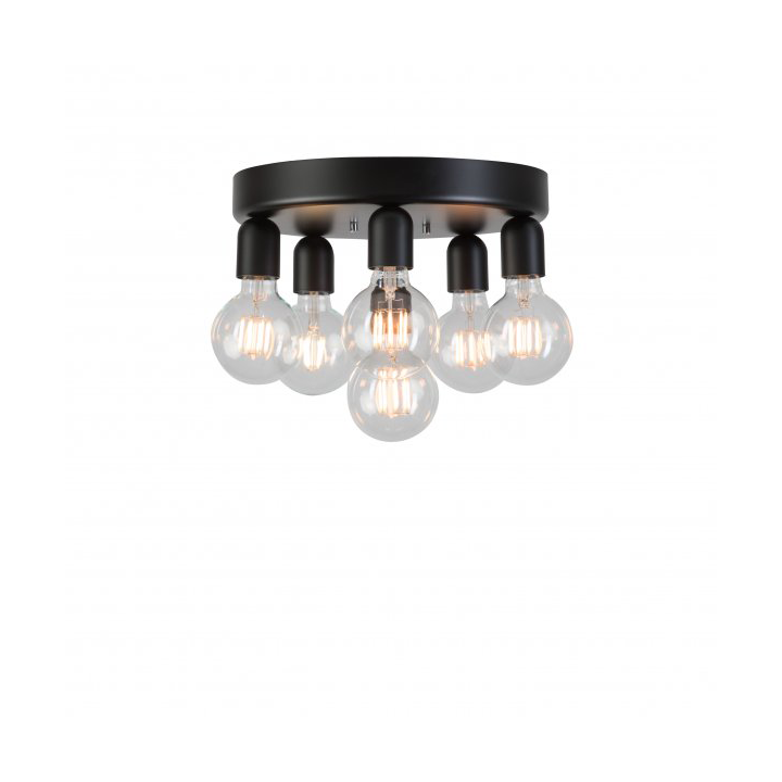 Belid Regal 6 ceiling lamp Ø32 cm Black