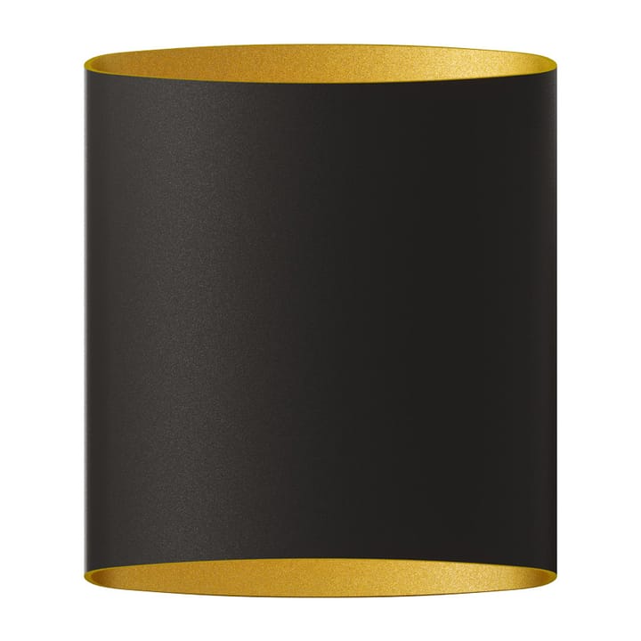 Sinne wall lamp, Black structured-brass Belid