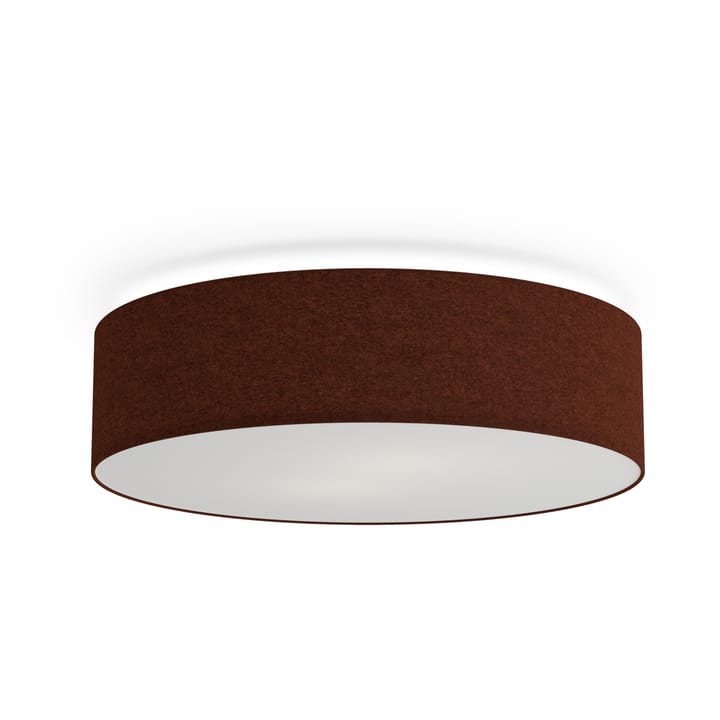 Soft ceiling lamp Ø44 cm, Rust red wool Belid