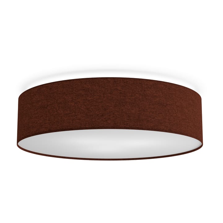 Soft ceiling lamp Ø60 cm, Rust red wool Belid