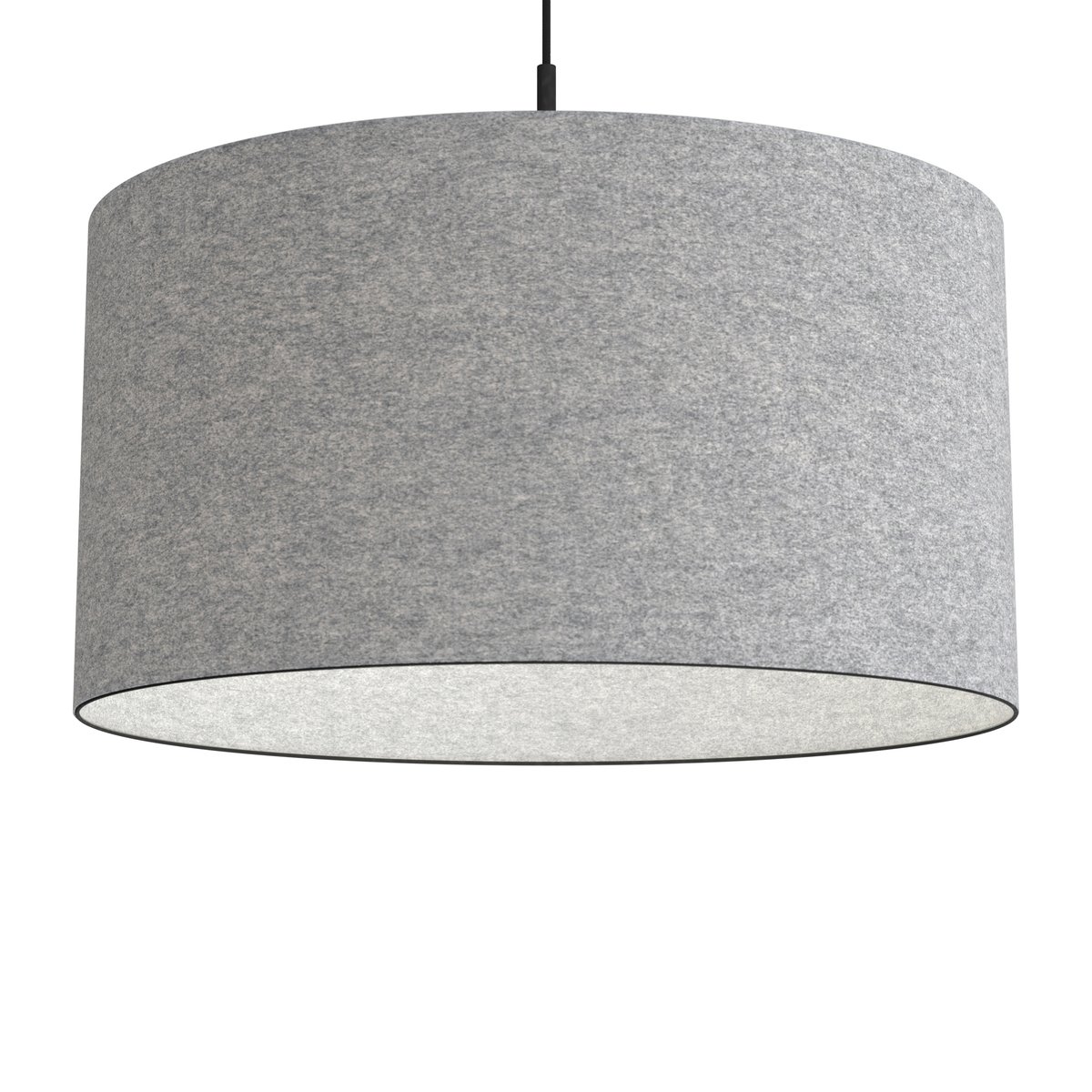 Belid Soft pendant lamp Ø57 cm grey wool