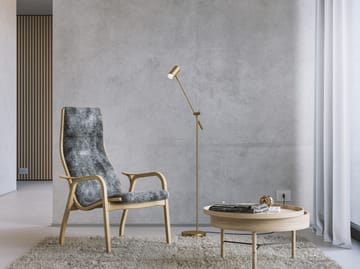 Tyson floor lamp rocker arm Ø19.8 cm - Matte polished brass - Belid