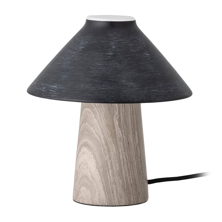 Emiola table lamp Ø20x22 cm, Marble-black Bloomingville