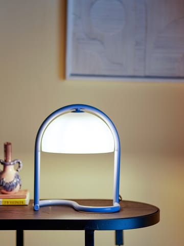 Favor table lamp Ø24.5x29.5 cm - Blue - Bloomingville