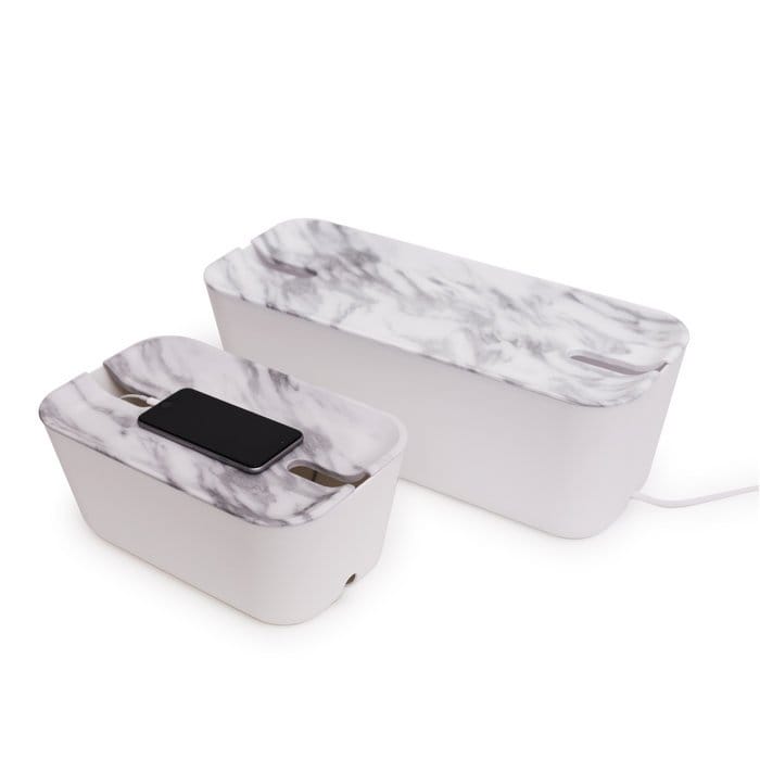 Cable Organiser XL, marble print Bosign