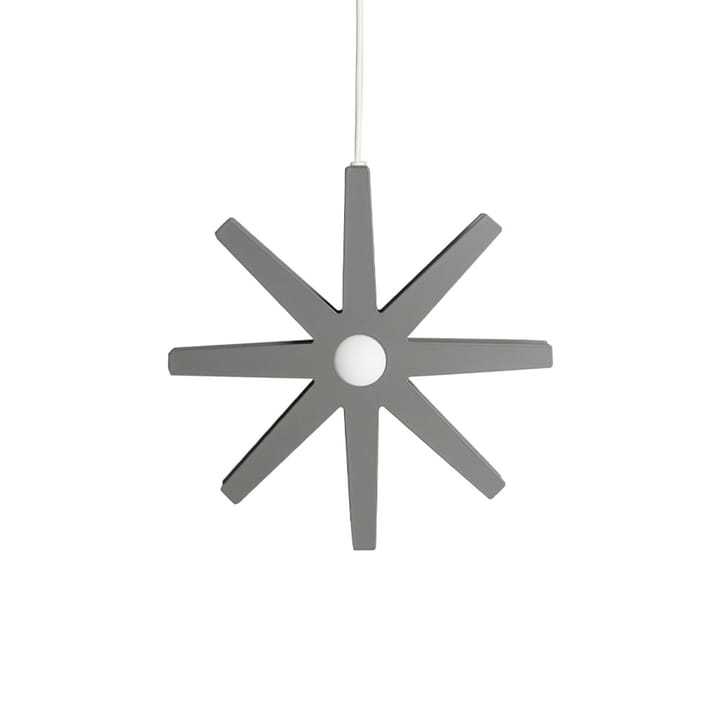 Fling 33 pendant - Light grey matte, white plastic cord - Bsweden