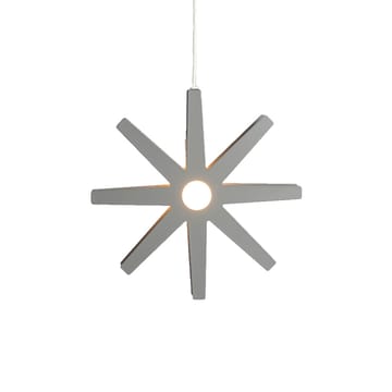 Fling 33 pendant - Light grey matte, white plastic cord - Bsweden