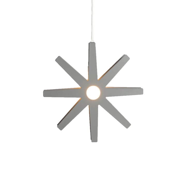 Fling 33 pendant, Light grey matte, white plastic cord Bsweden