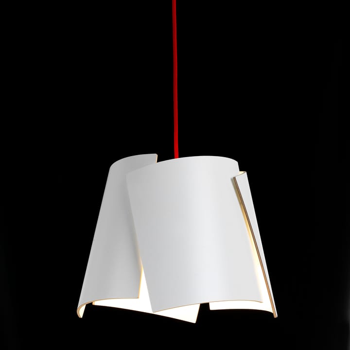 Leaf white lamp, white-red Bsweden