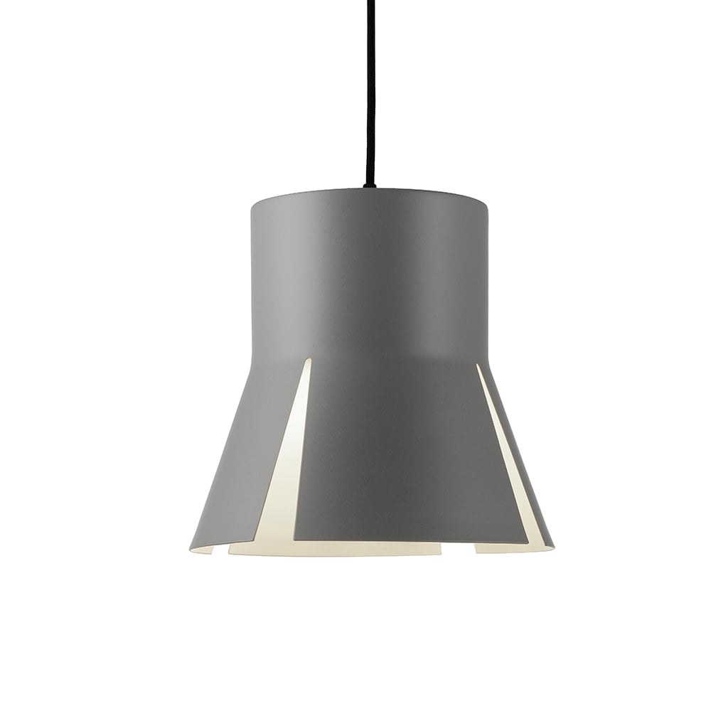 Bsweden Split 29 pendant Grey matte, black textile cord