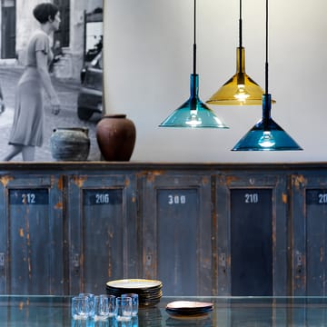 Tratten pendant lamp - Blue, led - Bsweden