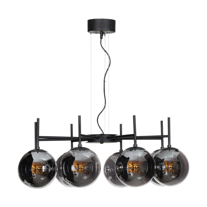 Boyle ceiling lamp 8-light 83 cm - Smoky Gray - By Rydéns