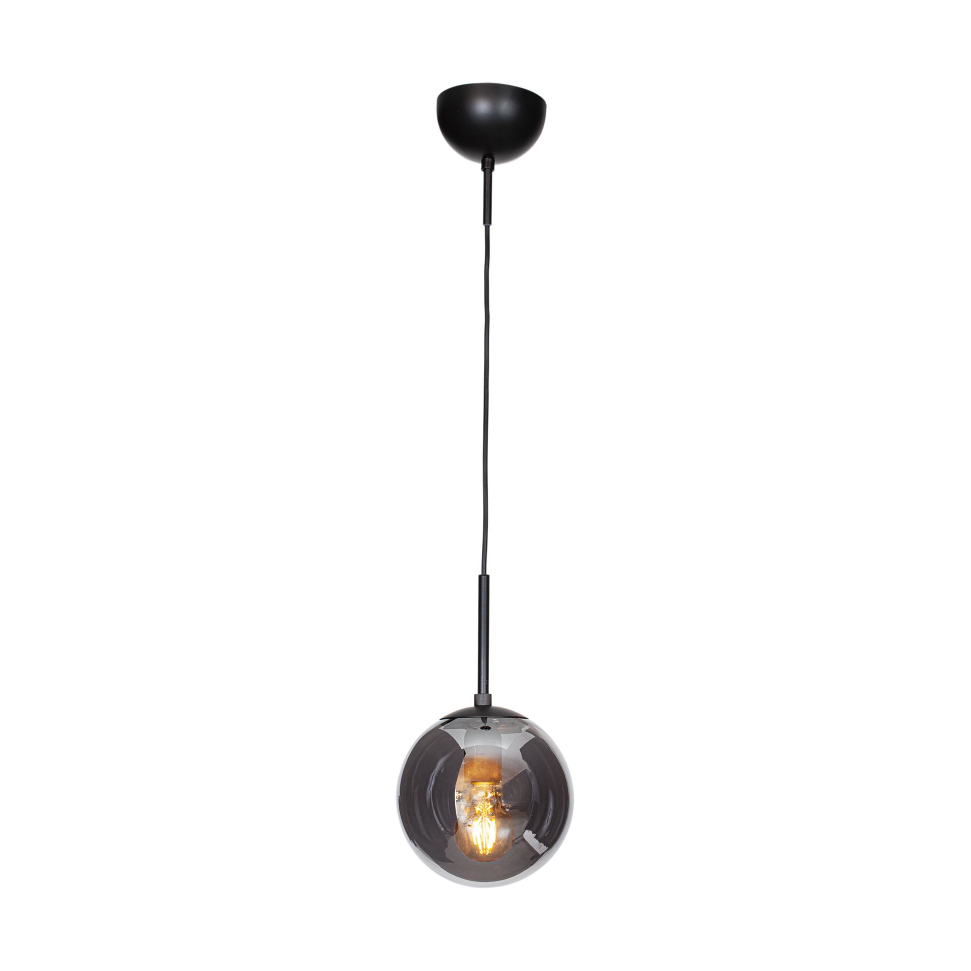 Boyle Pendelleuchte Ø18 cm, Rauchgrau By Rydéns