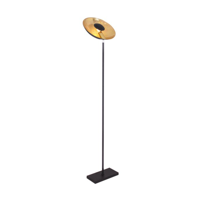 By Rydéns Captain uplight floor lamp 171 cm Black-gold