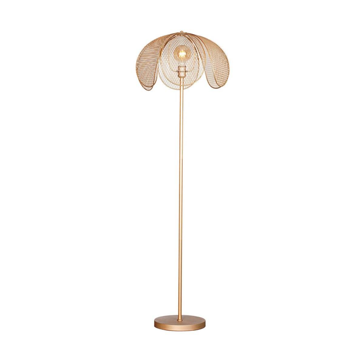 By Rydéns Daisy floor lamp 150 cm Matte gold