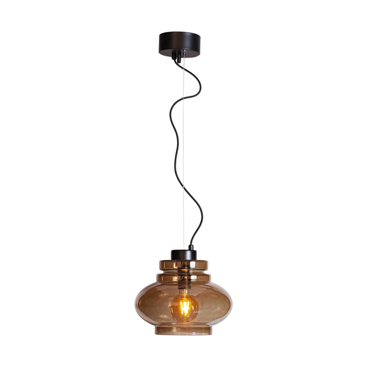 By Rydéns Dolores Ceiling Lamp Ø30 cm Cognac