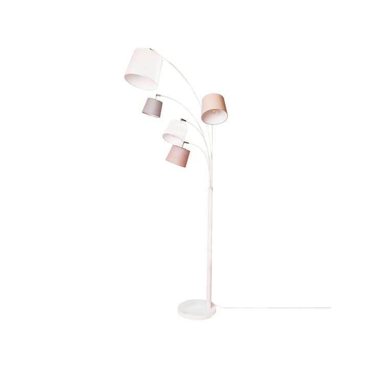 Foggy floor lamp - Sand white, 5 arms - By Rydéns