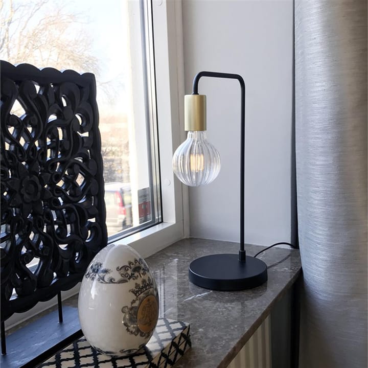 Fondi table lamp, black-brass By Rydéns