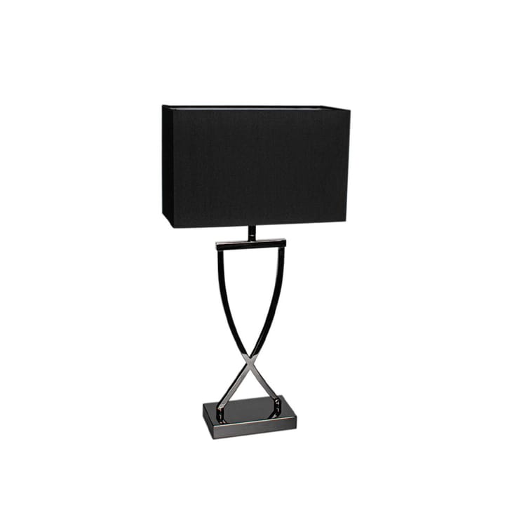 Omega table lamp, Black/chrome, h52 By Rydéns