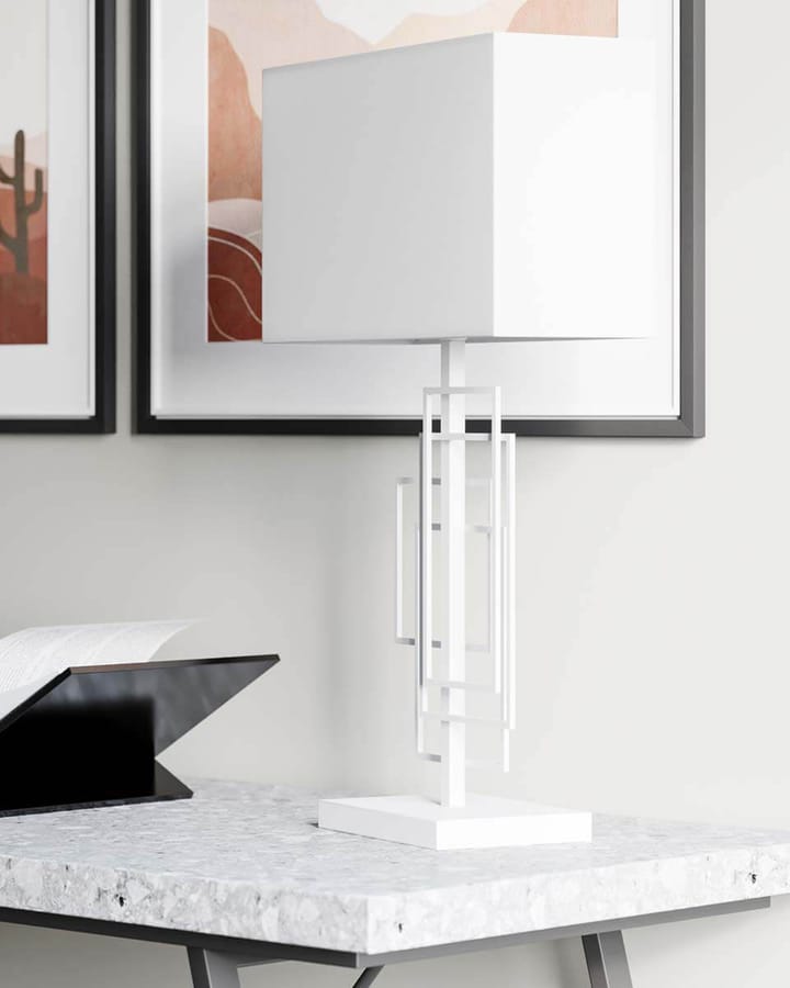 Paragon table lamp 69 cm, Matte white By Rydéns