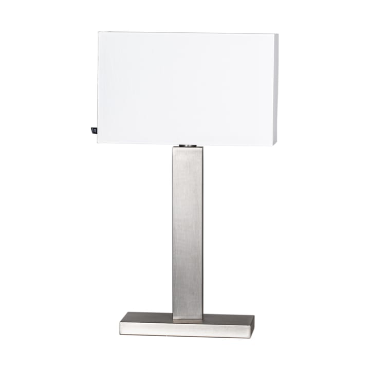 Prime table lamp 69 cm - Brushed steel-white screen - By Rydéns