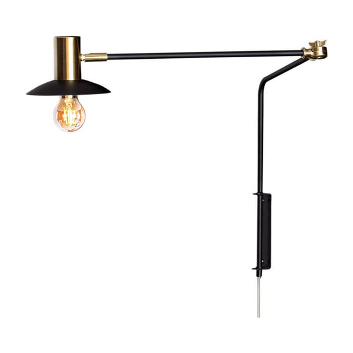 Quinn wall lamp long - Matte black - By Rydéns