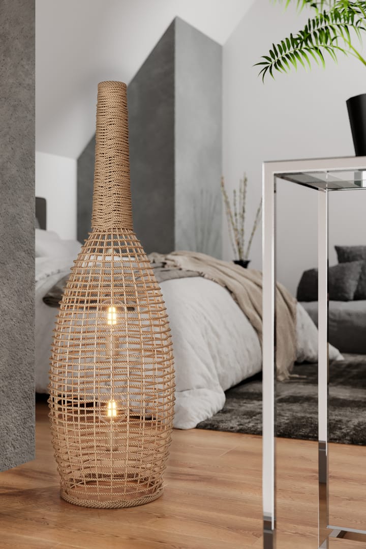 Seagrass floor lamp, natural By Rydéns