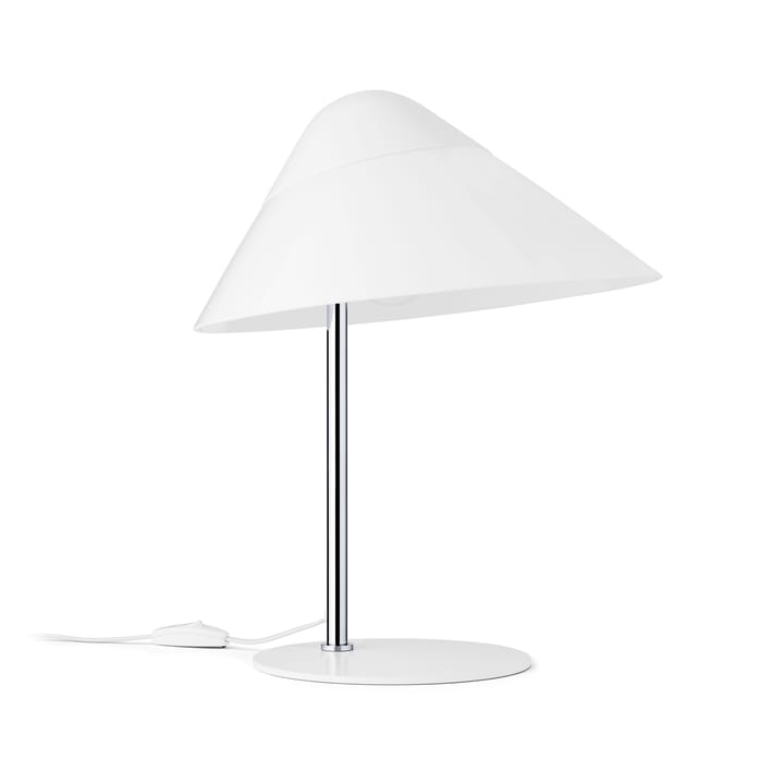 HJW01 Opala bordslampa Mini - White-chrome - Carl Hansen & Søn