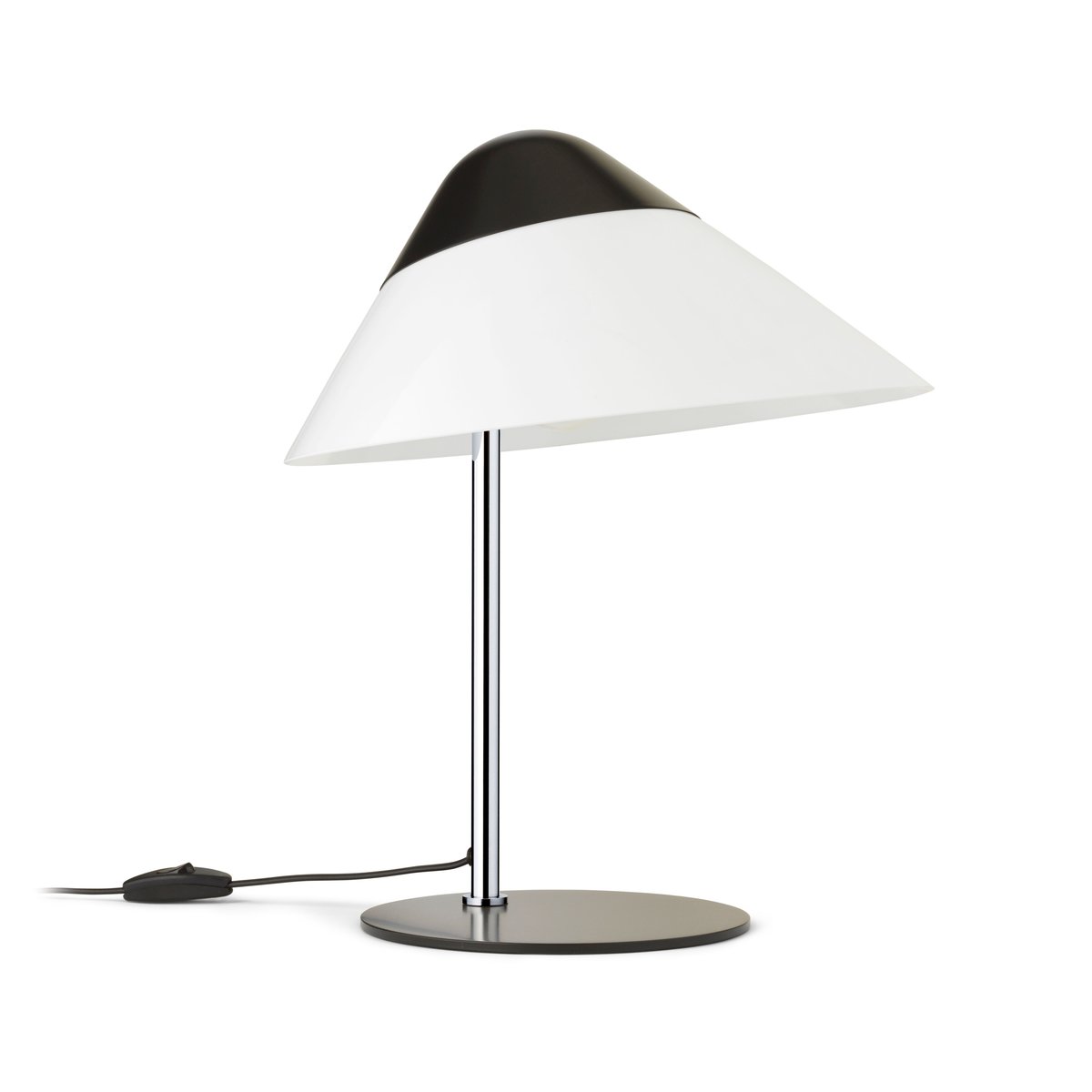 Carl Hansen & Søn HJW01 Opala table lamp Mini Black-chrome