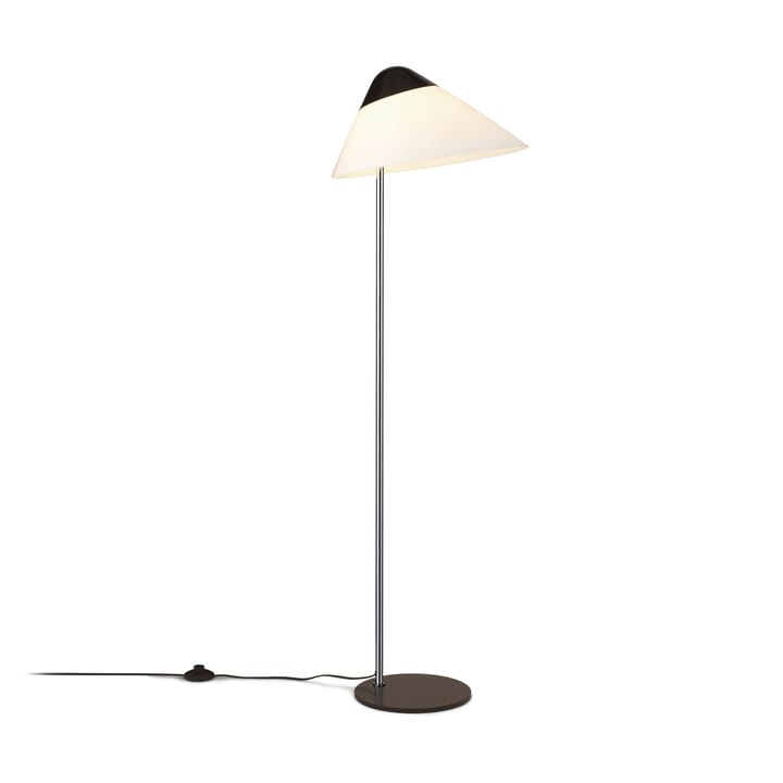 HJW03 Opala floor lamp Midi, Black-chrome Carl Hansen & Søn