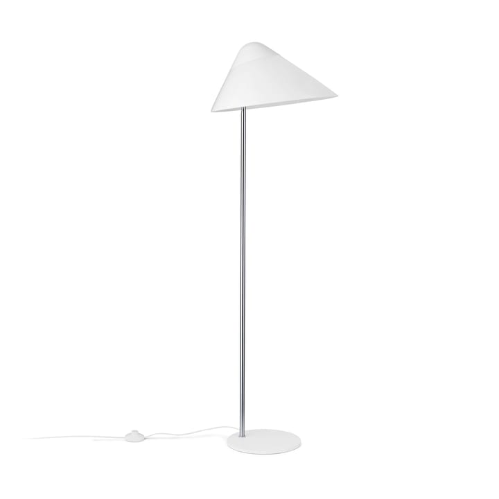 HJW03 Opala floor lamp Midi - White-chrome - Carl Hansen & Søn