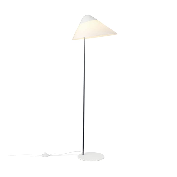 HJW03 Opala floor lamp Midi, White-chrome Carl Hansen & Søn