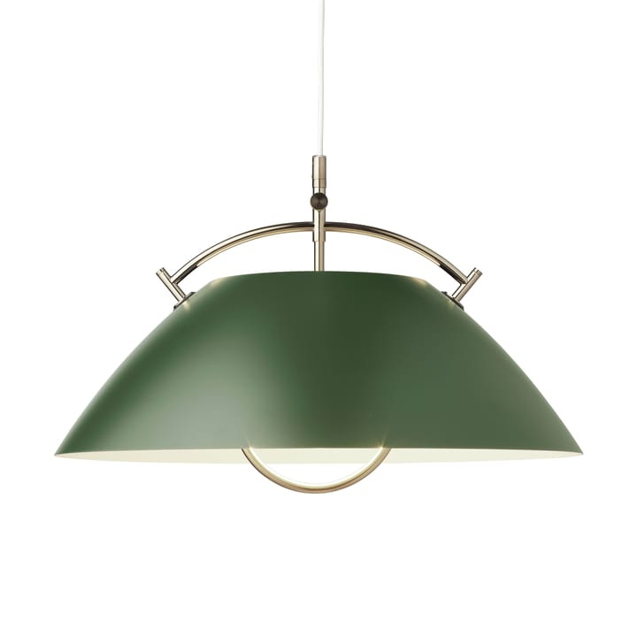 HJW37 The Pendant mit Höhenverstellung - Dark green-gold - Carl Hansen & Søn