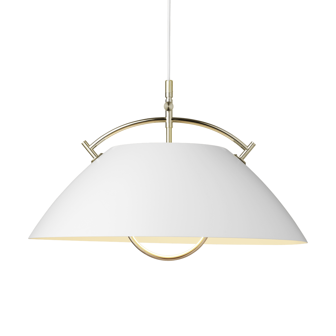 Carl Hansen & Søn HJW37 The Pendant mit Höhenverstellung White-gold