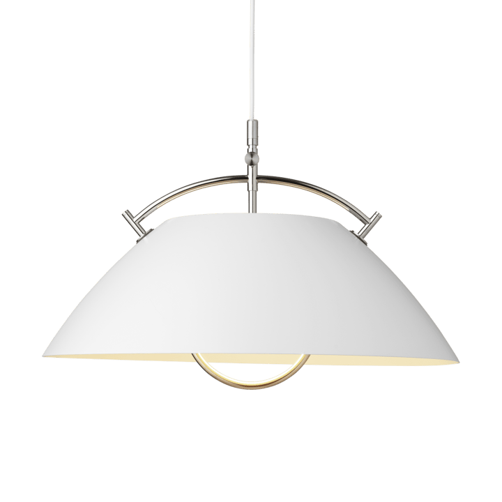 HJW37 The Pendant mit Höhenverstellung - White-nickel - Carl Hansen & Søn