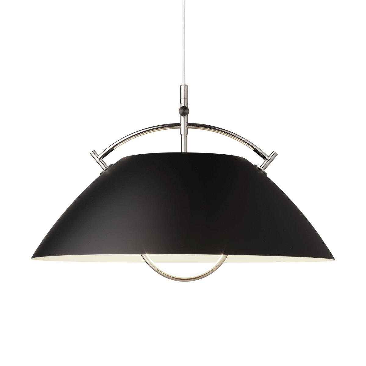 Carl Hansen & Søn HJW37 The Pendant ohne Höhenverstellung Black-nickel