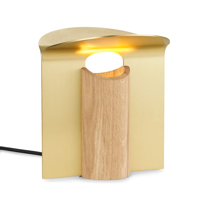 RF200 Petal bordslampa, Oiled oak-brass - undefined - Carl Hansen & Søn