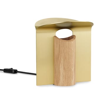 RF200 Petal bordslampa, Oiled oak-brass - undefined - Carl Hansen & Søn