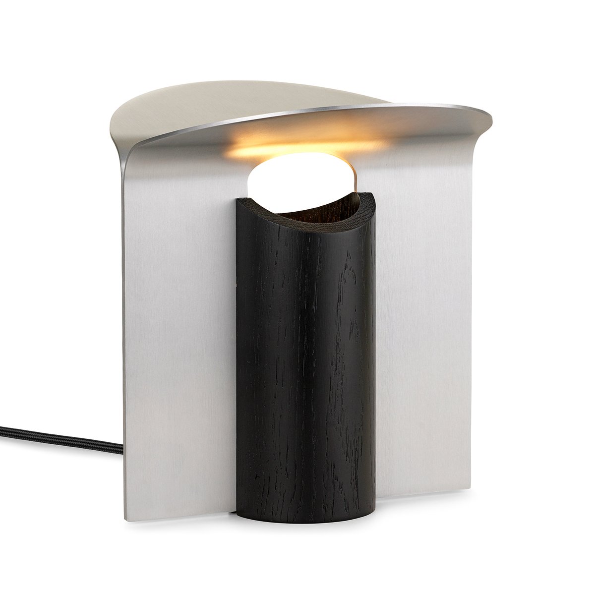 Carl Hansen & Søn RF200 Petal table lamp, Black oak-aluminium