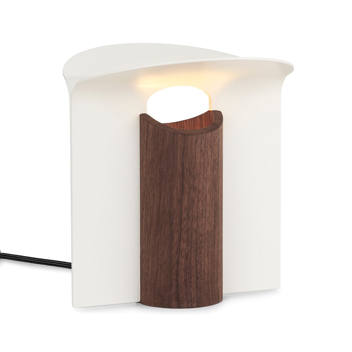 Carl Hansen & Søn RF200 Petal table lamp, Oiled walnut-white