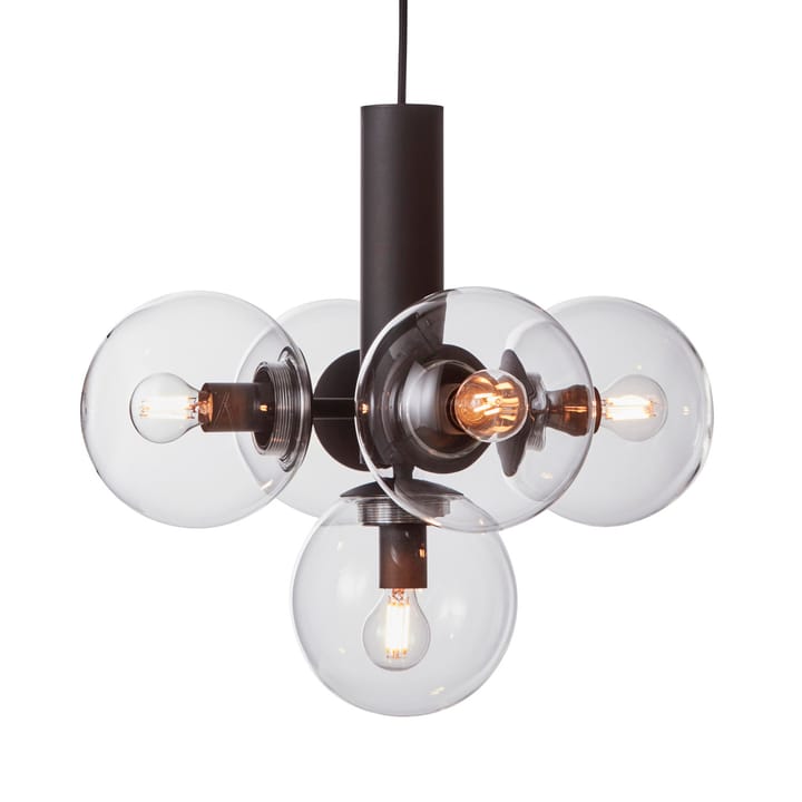 Avenue 43 ceiling lamp, black clear glass CO Bankeryd