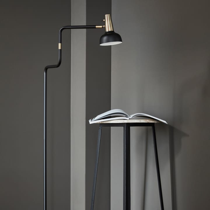 Ray floor lamp, Black, nickel details CO Bankeryd