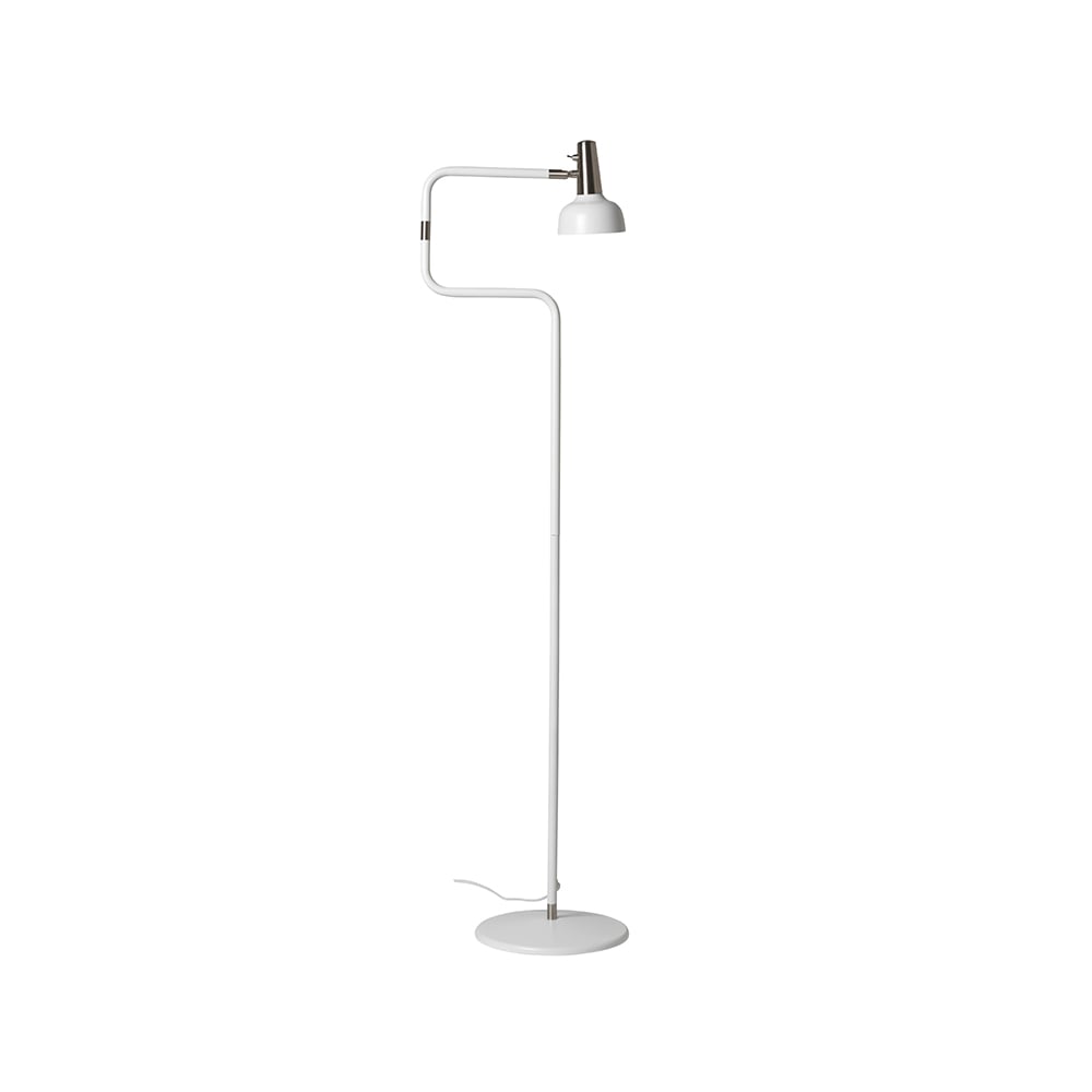 CO Bankeryd Ray floor lamp White, nickel details