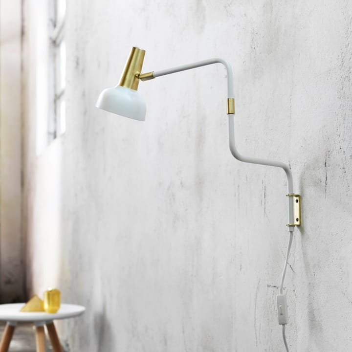 Ray Wall lamp, Black, nickel details CO Bankeryd