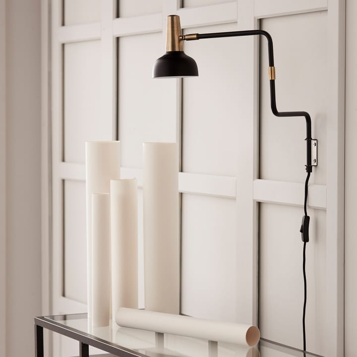 Ray Wall lamp, White, nickel details CO Bankeryd