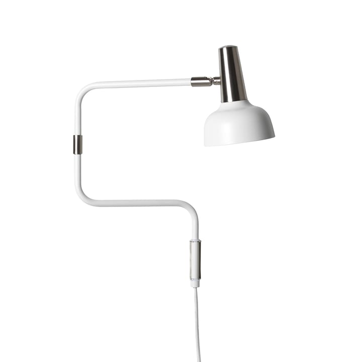 Ray Wall lamp, White, nickel details CO Bankeryd