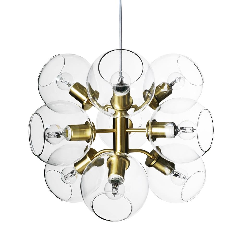 CO Bankeryd Tage pendant brass-clear glass