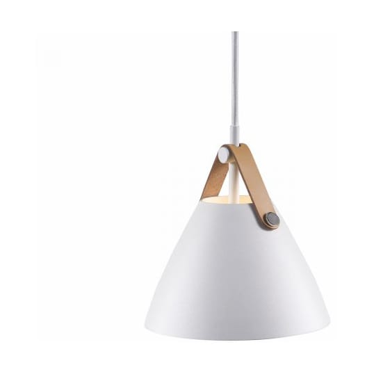 Strap pendant lamp Ø17 cm - White - Design For The People